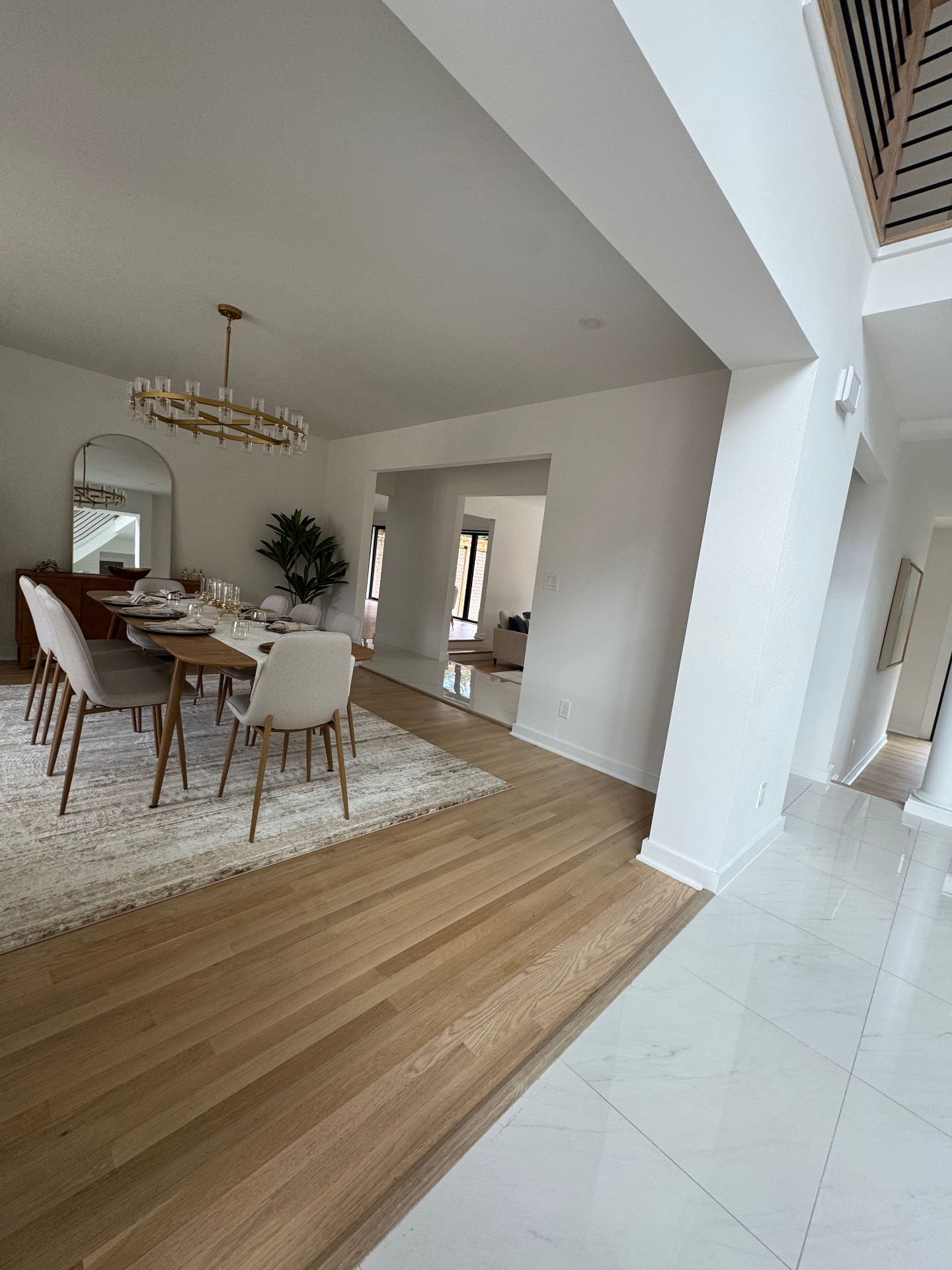 Open Plan Hardwood Upgrade after