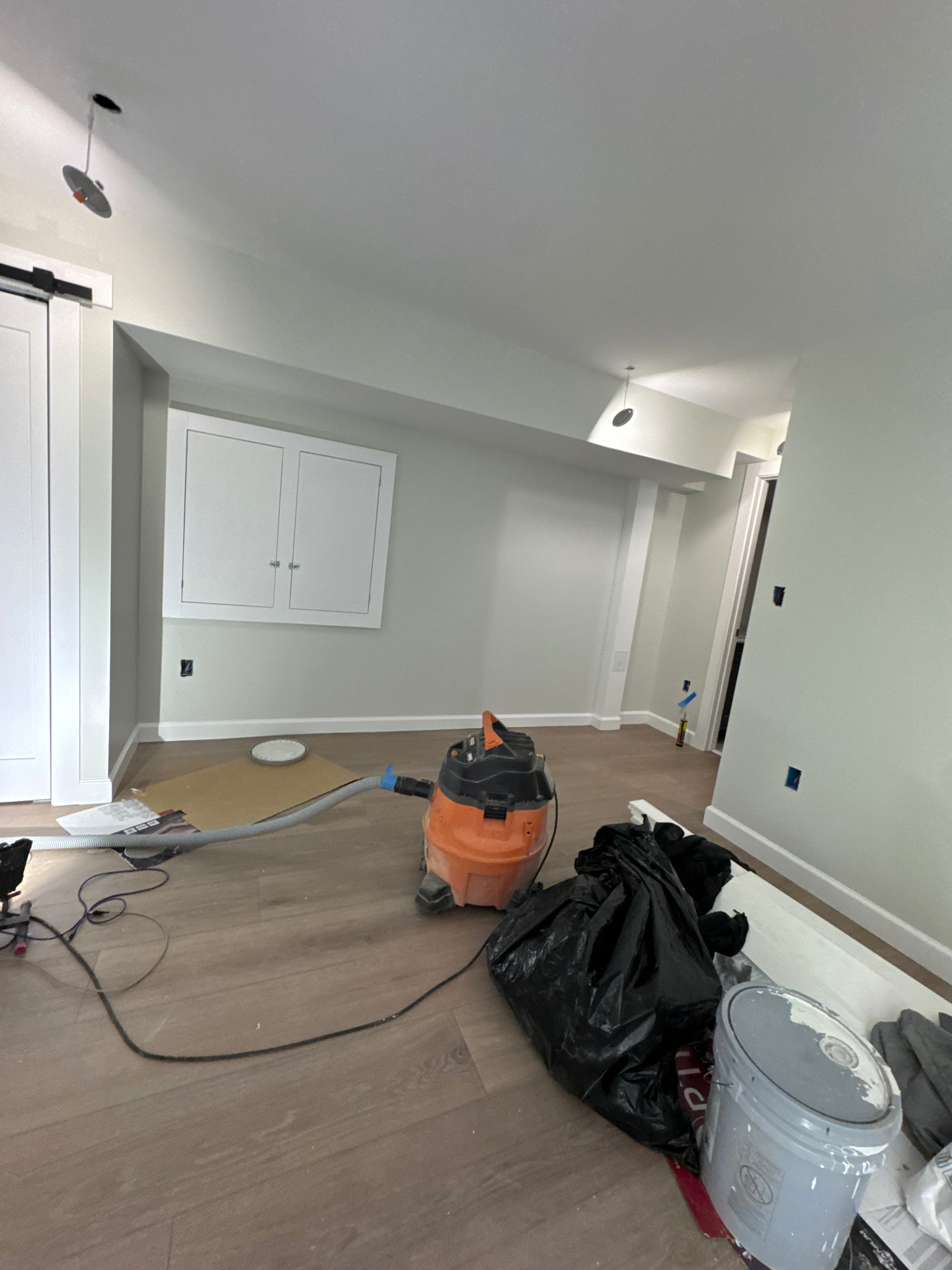 Open Living Area Finish after